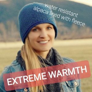 New 💯% Alpaca Winter Sport Lined Alpaca Beanie